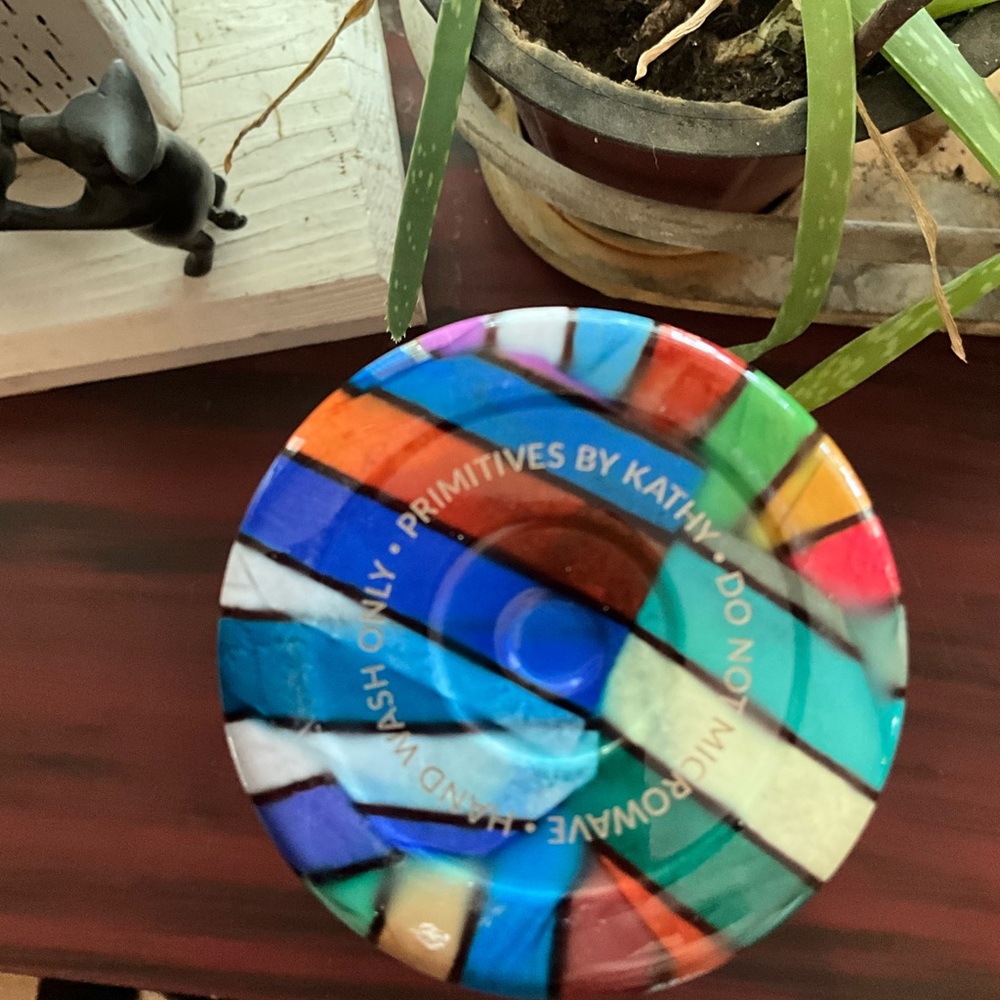 Primitives by Kathy Multicolor Sunset Stripe Stainless Water Bottle - Picture 4 of 5